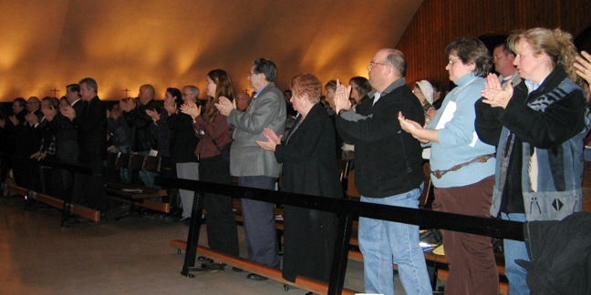 Applaudissements � la fin du concert